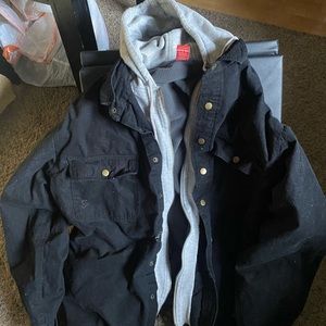 Black and gray jacket